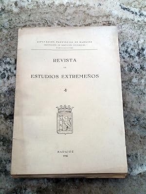 REVISTA DE ESTUDIOS EXTREMEÑOS. 1946. nº 4