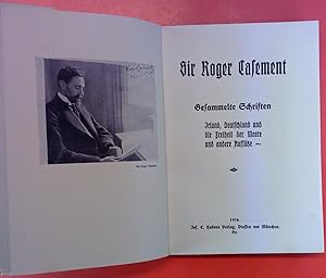 Bild des Verkufers fr Sir Roger Casement. Gesammelte Schriften. Irland, Deutschland & die Freiheit der Meere & andere Aufstze. zum Verkauf von biblion2