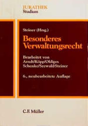 Bild des Verkufers fr Besonderes Verwaltungsrecht : ein Lehrbuch. Bearb. von Hans-Wolfgang Arndt . / Jurathek : Studium zum Verkauf von Antiquariat Thomas Haker GmbH & Co. KG