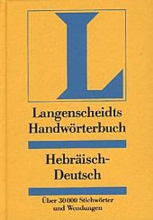 Image du vendeur pour Lavi, Yaa ov: Langenscheidts Handwrterbuch; Teil: Hebrisch-deutsch. Langenscheidts Handwrterbcher mis en vente par Antiquariat Mander Quell