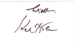 Imagen del vendedor de Karte mit eigenh. U. a la venta por Kotte Autographs GmbH