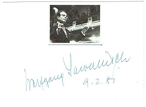 Immagine del venditore per Albumblatt mit eigenh. U. venduto da Kotte Autographs GmbH