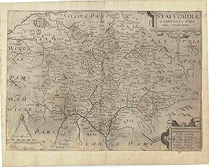 Seller image for [Staffordshire]. Staffordi Comitatvs pars olim cornauiorum. for sale by Robert Frew Ltd. ABA ILAB