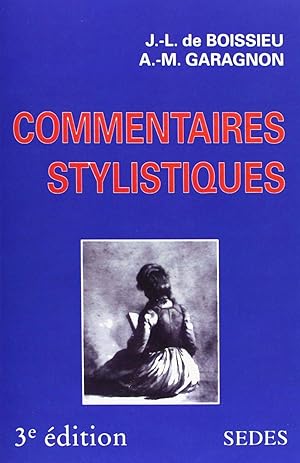Immagine del venditore per Commentaires stylistiques venduto da JLG_livres anciens et modernes