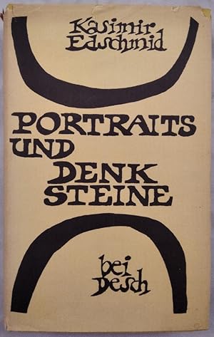 Bild des Verkufers fr Portraits und Denksteine. zum Verkauf von KULTur-Antiquariat