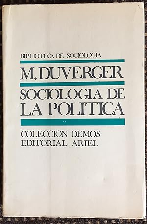 SOCIOLOGÍA DE LA POLÍTICA