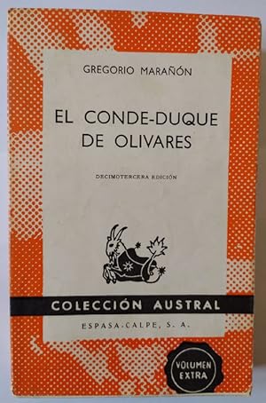 Imagen del vendedor de El conde-duque de Olivares a la venta por La Leona LibreRa