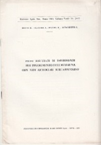 Imagen del vendedor de Erste Ergebnisse eines Experimentes zur Ansiedlung und Vermehrung von Vgeln mittels knstlicher Nisthhlen im Appenin. a la venta por Buchversand Joachim Neumann