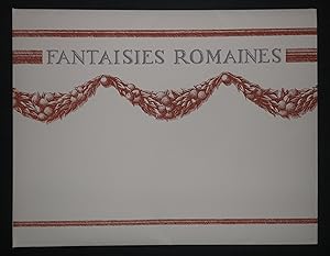 Image du vendeur pour Fantaisies Romaines mis en vente par SAS MARTINEZ D.