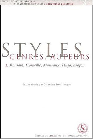 Bild des Verkufers fr Ronsard, Corneille, Marivaux, Hugo, Aragon zum Verkauf von JLG_livres anciens et modernes