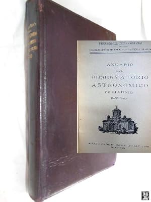 ANUARIO DEL OBSERVATORIO ASTRONOMICO DE MADRID PARA 1940