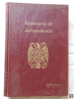 Imagen del vendedor de INDICE PROGRESIVO DE JURISPRUDENCIA AOS 1932 A 1944 a la venta por Librera Maestro Gozalbo