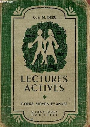 Imagen del vendedor de Lectures actives cours moyen 1re anne. a la venta por Le-Livre