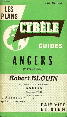 Image du vendeur pour Les plans Cyble - guides- Angers ( Maine-et-Loire) mis en vente par Le-Livre