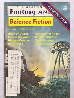 Imagen del vendedor de The Magazine of Fantasy and Science Fiction April 1978 All British Issue Vol. 54 No. 4 Whole No. 323 a la venta por biblioboy