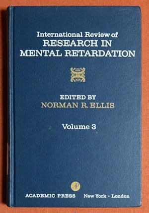 Seller image for International Review of Research in Mental Retardation Volume 3 for sale by GuthrieBooks