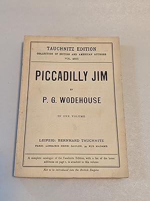 Imagen del vendedor de Piccadilly Jim a la venta por Ed's Books