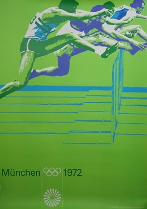 "München 1972" - Leichtathletik - Hürdenlauf.