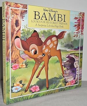 Seller image for Walt Disney's Bambi looks for his Forest Friends - A Surprise Lift-the-Flap Book for sale by Mad Hatter Books