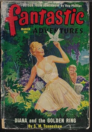 Seller image for FANTASTIC ADVENTURES: March, Mar. 1950 for sale by Books from the Crypt