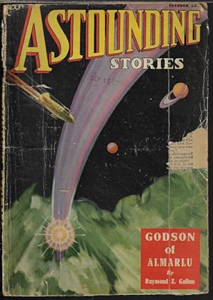 Bild des Verkufers fr ASTOUNDING Stories: October, Oct. 1936 zum Verkauf von Books from the Crypt