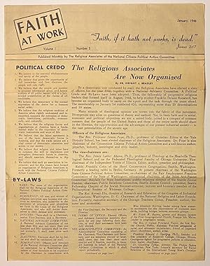 Faith at Work. Vol. 1 no. 5 (January 1946)