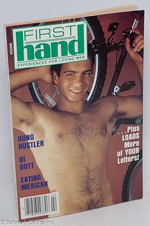 Bild des Verkufers fr FirstHand: experiences for loving men,; vol. 14, #2, February, 1994: Hung Hustler zum Verkauf von Bolerium Books Inc.