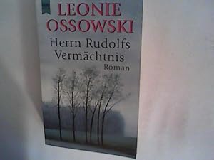Imagen del vendedor de Herrn Rudolfs Vermchtnis a la venta por ANTIQUARIAT FRDEBUCH Inh.Michael Simon