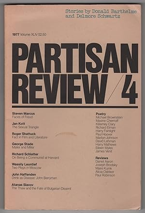 Seller image for Partisan Review, Volume 44, Number 4 (XLIV; #4 1977) - includes Screeno by Delmore Schwartz for sale by Philip Smith, Bookseller
