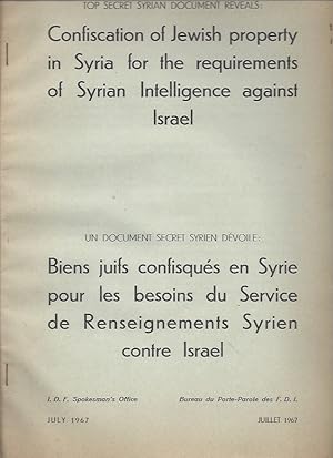 Lot of pamphlets of confidential documents published by the IDF Spokesman's Office in 1967
