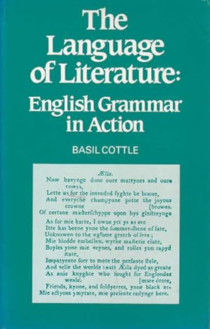 Seller image for The Language of Literature: English Grammer in Action for sale by Goulds Book Arcade, Sydney