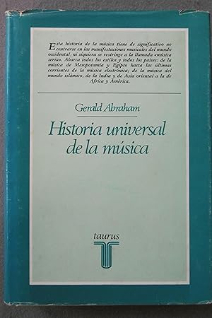 HISTORIA UNIVERSAL DE LA MÚSICA.