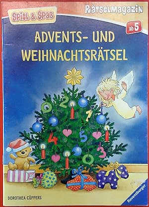 Bild des Verkufers fr Advents- und Weihnachtsrtsel. Spiel & Spa, Rtselmagazin ab 5 Jahren zum Verkauf von biblion2