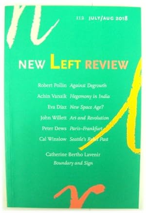 Bild des Verkufers fr New Left Review 112, Second Series, July/August 2018 zum Verkauf von PsychoBabel & Skoob Books