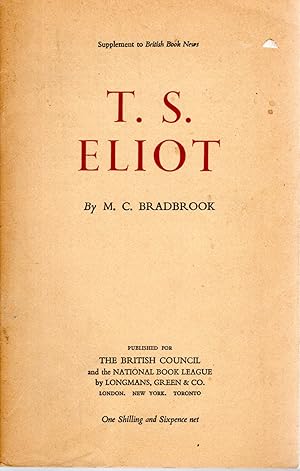 Seller image for T.S. Eliot (Writers and Their Work No. 8) for sale by Dorley House Books, Inc.