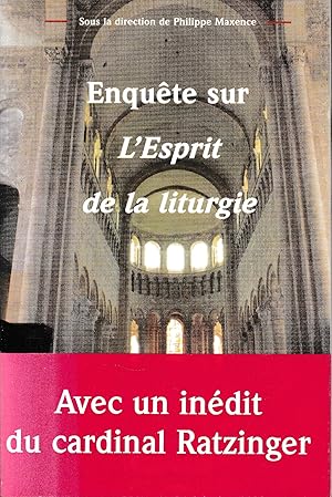 Seller image for Enquete Sur l'Esprit de la Liturgie (l'Homme Nouveau) for sale by librisaggi