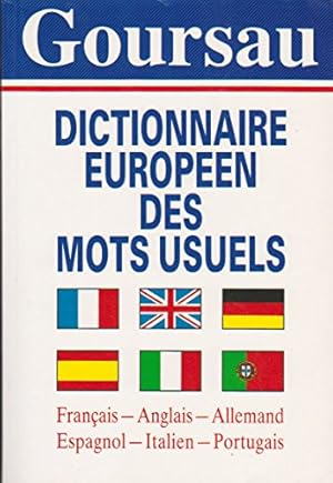 Seller image for Dictionnaire europeen des mots usuels, vol. 1. Inglese, Francese, Tedesco, Spagnolo, Italiano, Portoghese for sale by librisaggi