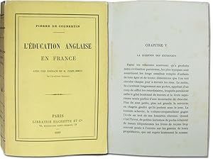 L'Éducation Anglaise. En France. (Erstausgabe!).