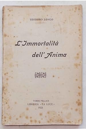 L'Immortalità dell'Anima.