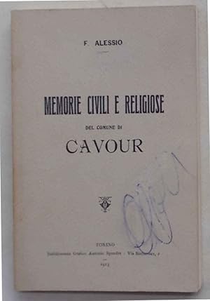 Memorie civili e religiose del Comune di Cavour.