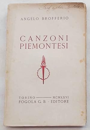 Canzoni piemontesi.