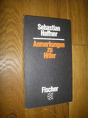 Seller image for Anmerkungen zu Hitler for sale by Versandantiquariat Rainer Kocherscheidt