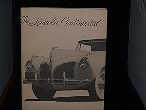 Seller image for The Lincoln Continental for sale by Booklover's Treasures