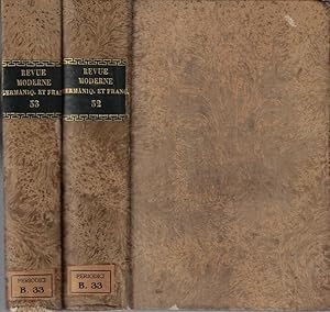 Bild des Verkufers fr Revue moderne tome 52, 53 1869 zum Verkauf von Biblioteca di Babele