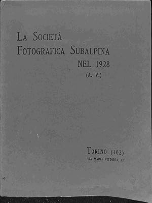 La Societa' fotografica subalpina nel 1928