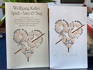 Spiel - Satz & Sieg. Ein Buch für kochende Germanisten. Vorzugsausgabe B mit einer signierten Off...