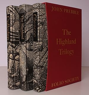 Seller image for Culloden [with] The Highland Clearances [with] Glencoe. [Maps redrawn by Denys Baker; Reginald Piggott; Denys Baker respectively. First Folio Society Edition thus.] THE FIRE AND SWORD TRILOGY IN PUBLISHER'S SLIP-CASE for sale by Island Books