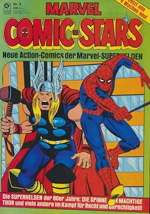 Marvel Comic-Stars Nr. 9. Neue Action-Comics der Marvel-Superhelden. Die Superhelden der 80er Jah...