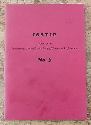 Imagen del vendedor de Journal of The International Society for the Study of Tension in Performance November 1985 No.3 a la venta por Shore Books