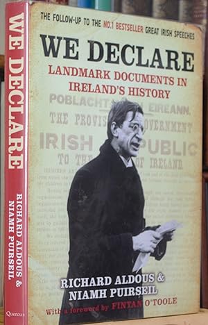 Imagen del vendedor de We Declare, Landmark Documents in Ireland's History a la venta por James Howell Rare Books